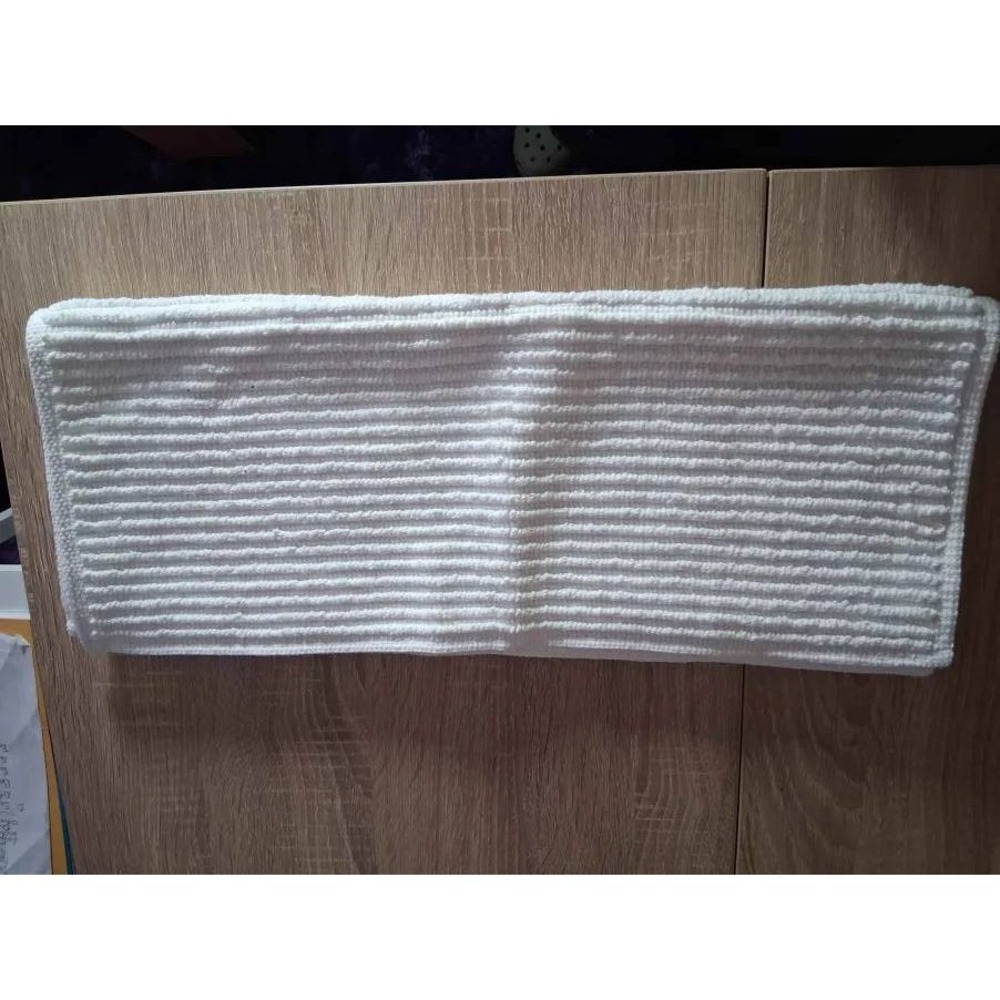 Threshold Performance Plus Ribbed White Bath Mat Rug 20x30 New - Picture 2 of 3
